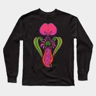 Pitcher plant praying Long Sleeve T-Shirt